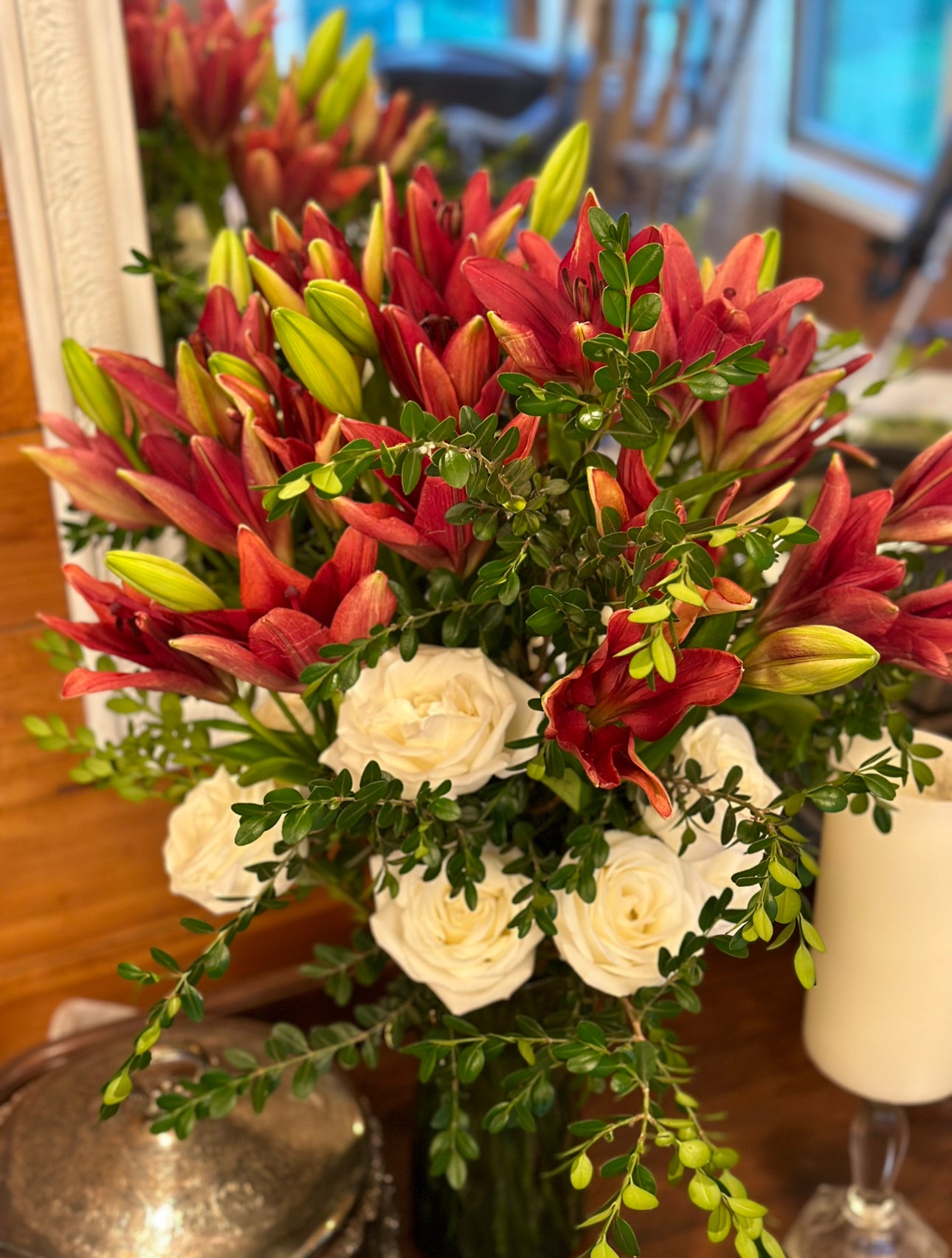 Roses Amongst the Lilies Bouquet